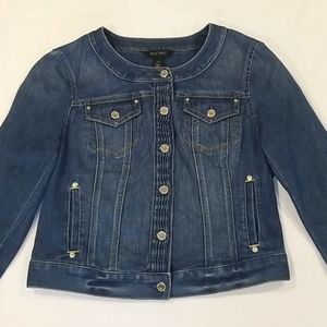 White House Black Market denim jacket-10